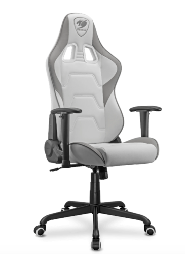 COUGAR Armor Elite White כיסא גיימינג ארגונומי עם תמיכה לגב ולצוואר