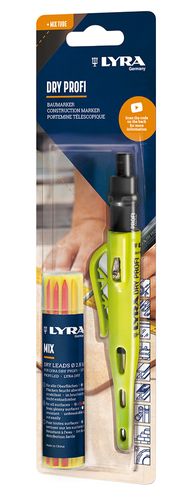 עיפרון נגרים כולל מילוי עופרת צבעוני LYRA
