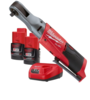 רצ'ט נטען D3/8 12V + שתי סוללות 2AH מבית Milwaukee