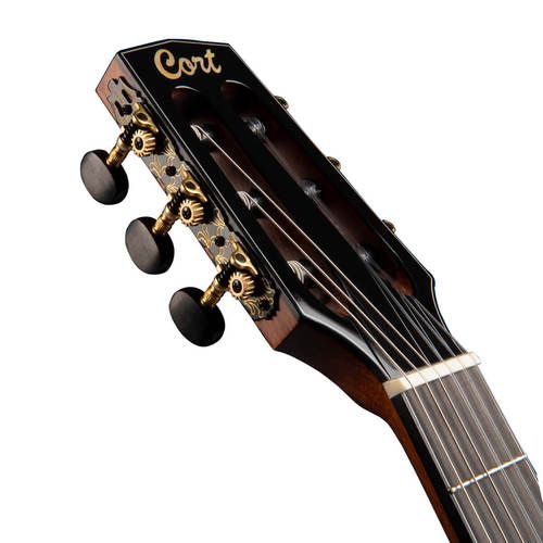 גיטרה קלאסית מוגברת כולל נרתיק CORT GOLD OC8 NYLON NAT