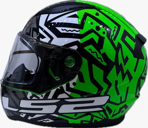 קסדה לאופנוע LS2 FF353 Rapid Memphis green