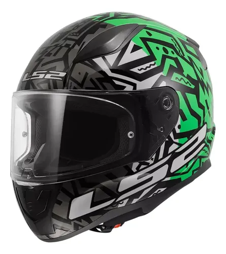 קסדה לאופנוע LS2 FF353 Rapid Memphis green