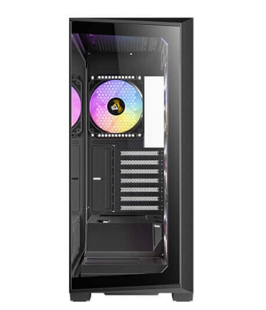 מארז Antec C3‑ARGB עם תאורת RGB להתאמת מערכת גיימינג