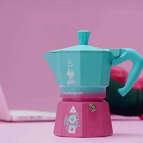 מקינטה Bialetti Moka Express ל-3 כוסות - SQUID GAME