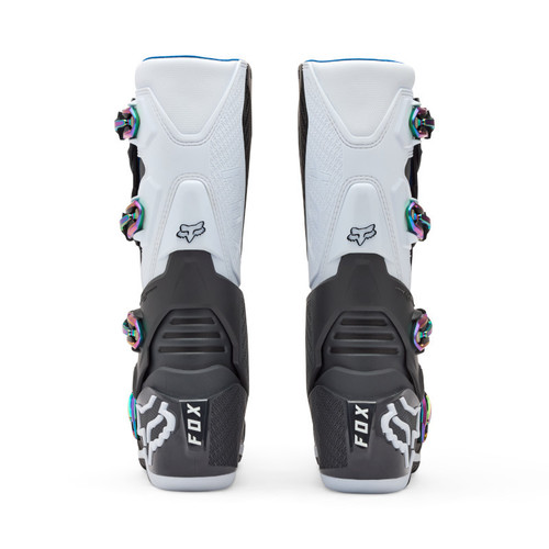 מגפי רכיבה פוקס מושיין FOX MOTION V26 צבע לבן\אפור\שחור