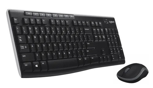 מארז מקלדת ועכבר אלחוטיים Logitech Combo MK270