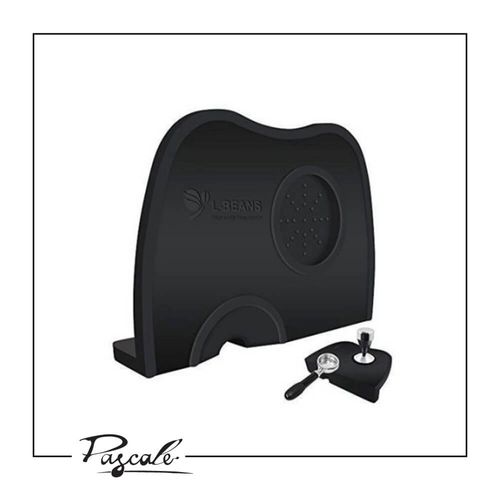 Pascale Black Rubber Corner Coffee Tamper Pad