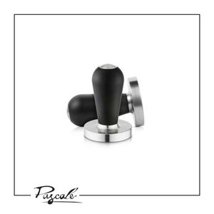 Pascale Salient Tamper Black Handle 58mm דוחסן קפה בולט פסקל ידית שחורה