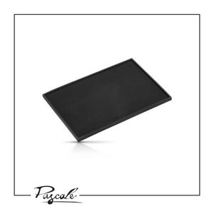 Pascale Black Rubber Coffee Portafilter Tamping Mat שטיחון גומי לידית חליטת קפה ודוחסן שחור פסקל