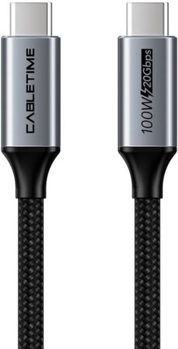כבל Alumium USB-C to USB-C PD 100W 5Gbps 3M