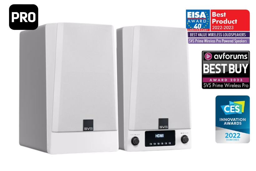 Prime Wireless Speakers Pro - White Gloss