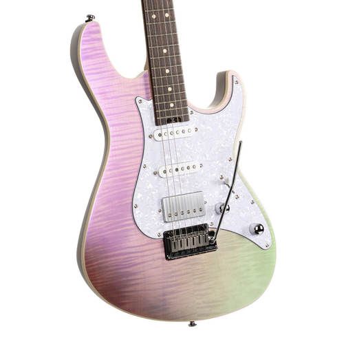 גיטרה חשמלית CORT G280 SELECT TCP Flamed Maple Top HSS Trans Chameleon Purple