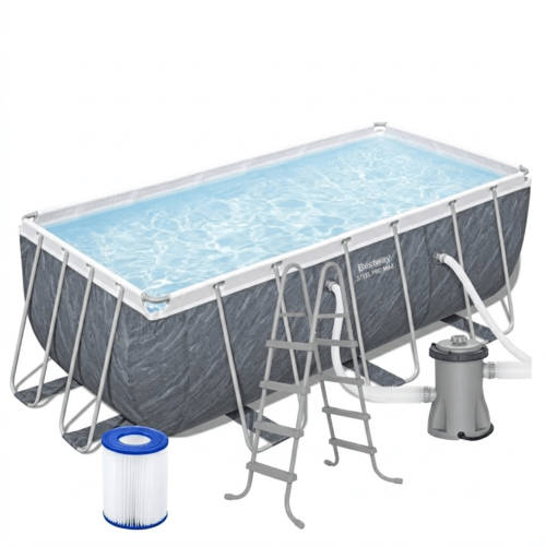 בריכה 4.12X2.01X1.22 56722 BESTWAY כולל סולם ומשאבה