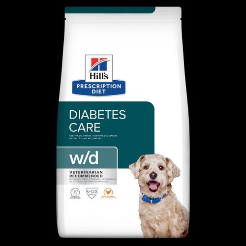 w/d | Hill's Prescription Diet דיאביטיס קייר לכלב, 4 ק