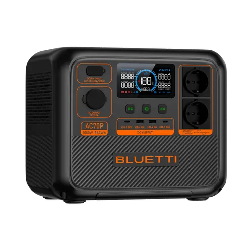 תחנת כוח ניידת BLUETTI AC70P | 1000W 864Wh