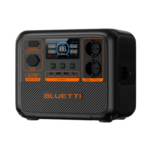 תחנת כוח ניידת BLUETTI AC70P | 1000W 864Wh