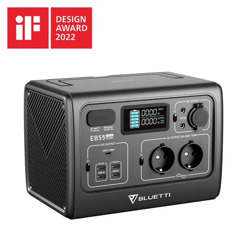 תחנת כוח ניידת BLUETTI PowerOak EB55 | 700W 537Wh