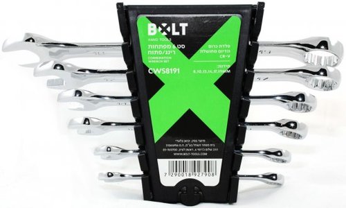 סט 6 מפתחות רינג/פתוח BOLT CWS8191 מק