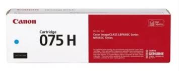 טונר מקורי ‏כחול Canon CRG 075H C כמות גדולה