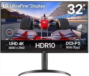 מסך מחשב LG 32UR550K-B "31.5 UltraFine 4K