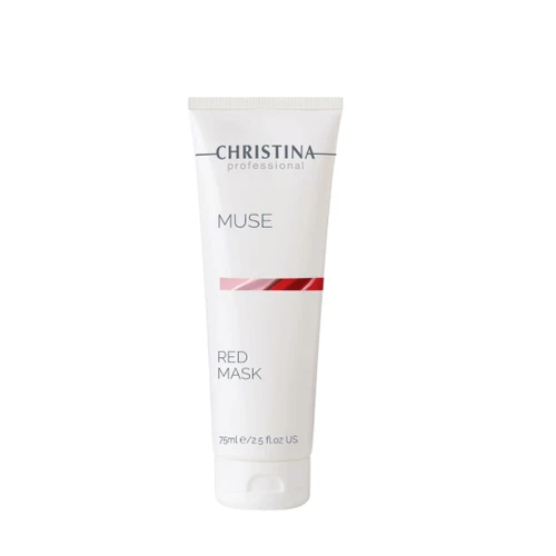 מסכת אקסוזומים אדומה Muse Red Mask מסדרת מיוז של כריסטינה להענקת זוהר וחיוניות לעור הפנים 75 מ