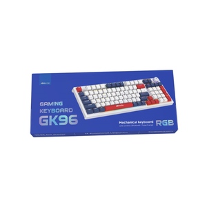 מקלדת גיימינג מכאנית אלחוטית GK96 Nordic לבן באנגלית בלבד