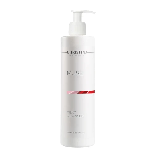 תחליב ניקוי Milky Cleanser מסדרת מיוז של כריסטינה עם ורדים לניקוי עדין של עור הפנים 300 מ