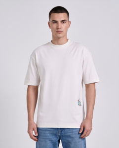 חולצה BALR מידות XS-XXL לגברים בגוון אקרו