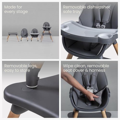 כסא אוכל סילבר קרוס  Eat&Play™ 3-in-1 Highchair