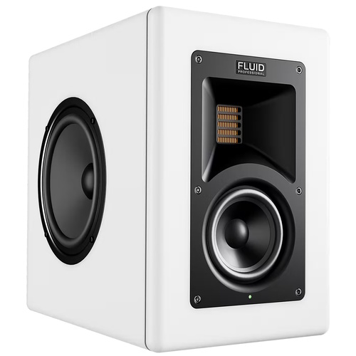 מוניטור אולפני לבן Fluid Audio Image 1 3-Way Reference Studio Monitor White