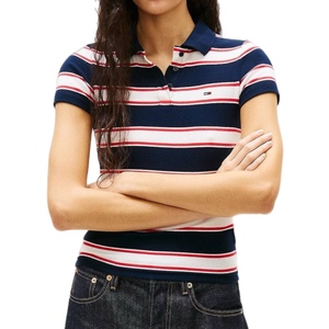חולצה TOMMY JEANS מידות XS-XL לנשים בדוגמת פסים צבעוניים