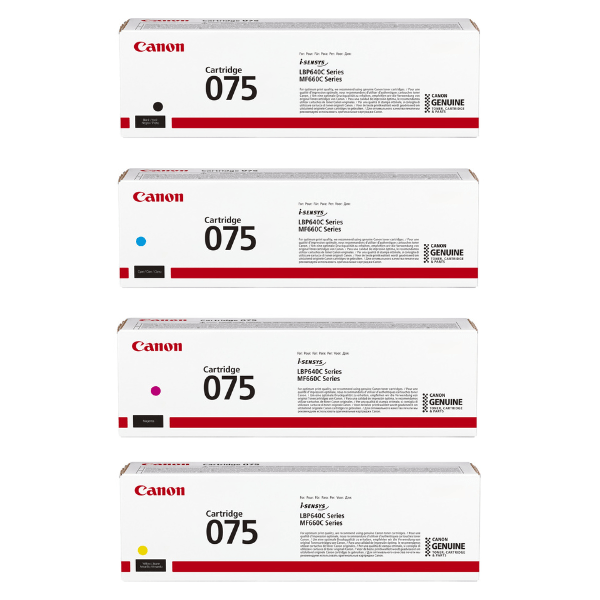סט טונרים מקוריים שלם Canon CRG 075