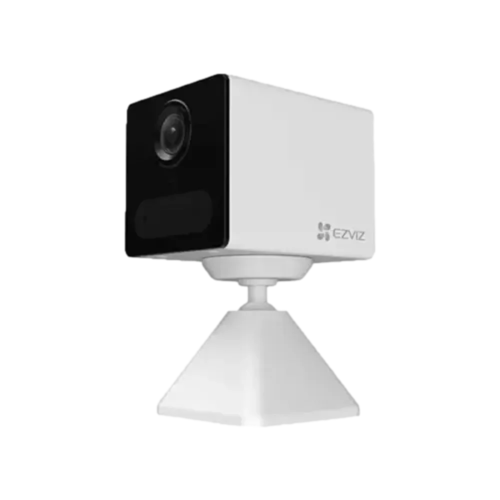 מצלמת 4G מיני לבנה + סוללת גיבוי CB2 3MP מבית EZVIZ