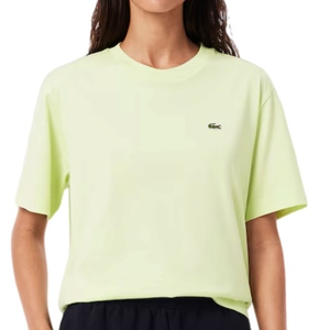 חולצה LACOSTE מידות XS-XL לנשים בגוון ליים