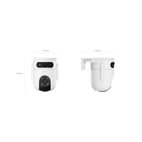 מצלמת רשת כפולה מתנייעת H9c 5MP+5MP מבית EZVIZ
