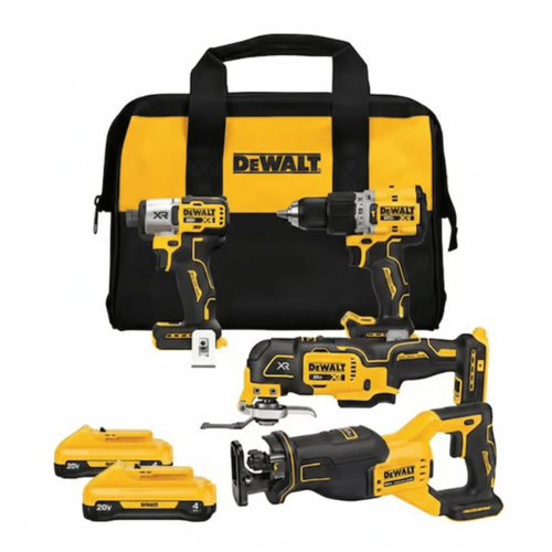 שריון אילת - קיט כלי עבודה DEWALT DCK411Q2 20V MAX 4-TOOL COMBO KIT