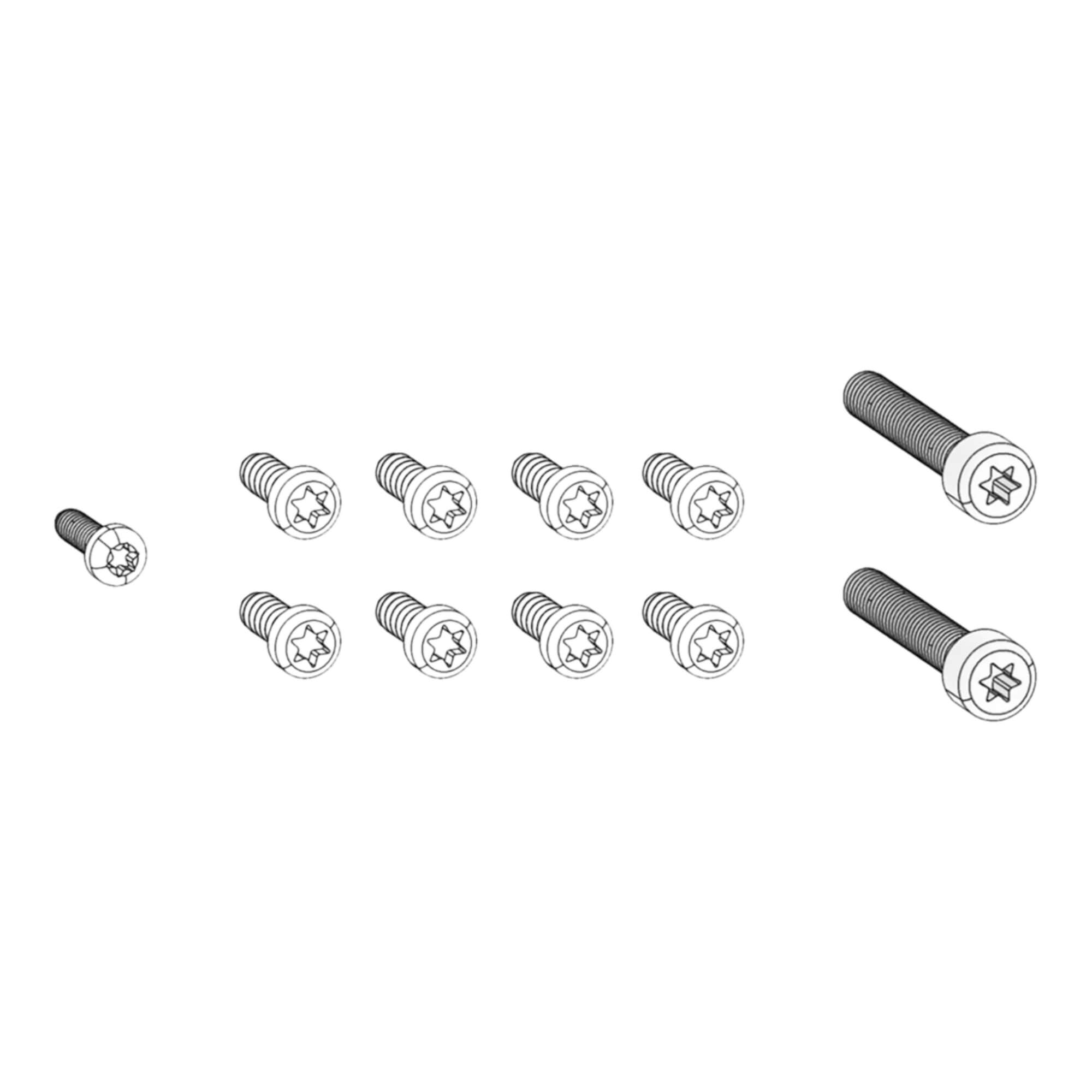 סט ברגים לגוף מזמרה חשמלית FELCO 834