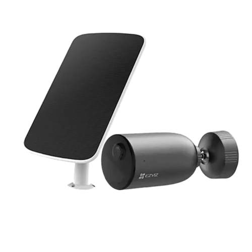 מצלמת אבטחה חיצונית EB3 4G ופאנל סולרי מבית EZVIZ