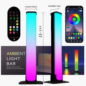 פס תאורת לדים כפול לגיימרים – LED Desktop Ambient Light (x2) כולל מיקרופון מובנה