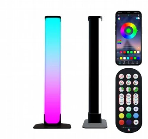 פס תאורת לדים כפול לגיימרים – LED Desktop Ambient Light (x2) כולל מיקרופון מובנה