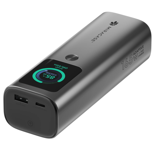 סוללת גיבוי Miracase MPB20RC165W 20000mAh עם כבל מובנה ומסך מידע חכם