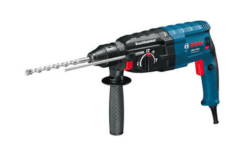 פטישון בוש במזוודה+סט מקדחים BOSCH GBH 2-28