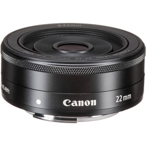 עדשה קנון Canon M lens EF-M 22mm f/2 STM Lens