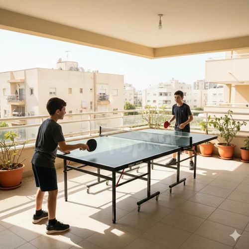 שולחן פינג פונג ירוק 201A לשימוש בפנים הבית 274X152.5X76 ס