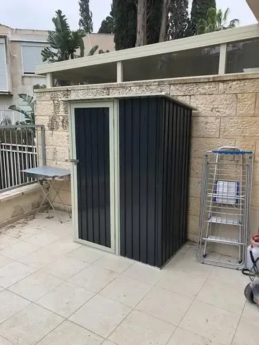 מחסן גינה מתכת ג'ויה GARDEN TOP 1.43X0.95