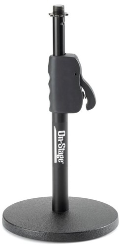 on stage ds7200qrb quick release desktop mic stand
