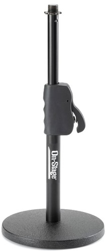 זוית נוספת on stage ds7200qrb quick release desktop mic stand