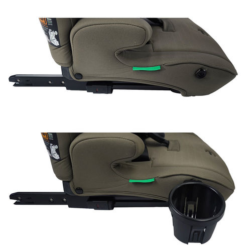 מושב בטיחות משולב בוסטר FlexRide מבית BabySafe (ירוק)