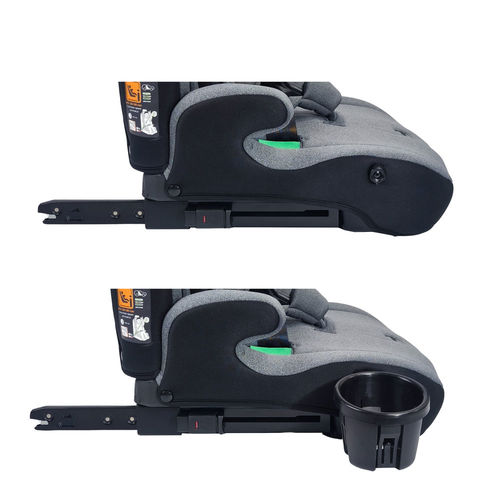 מושב בטיחות משולב בוסטר FlexRide מבית BabySafe (אפור)