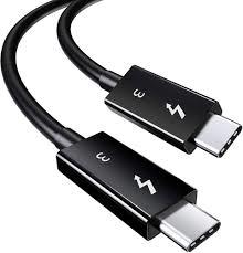כבל CableTime Thunderbolt 3 USB-C ל-USB-C - מהירות 40Gbps וטעינה 100W (אורך 2 מטר)